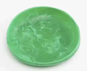 Tazón para Ensalada de Resina Pulida Hecho a Mano, Color Naranja, Nuevo Diseño, Duradero, Ecológico, Vajilla para Servir, Hogar y Jardín - Product Image 4