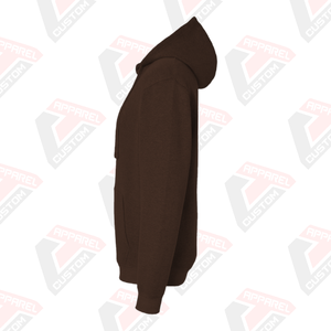 เสื้อฮู้ดสั่งตัดตามสั่งเสื้อฮู้ดดี้ปักลายโลโก้หน้าด้วยผ้าไหมดีไซน์3D - Product Image 3