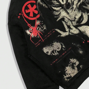 Nouvel arrivage Sweats à capuche personnalisés de haute qualité noir délavé, respirants, durables, coupe-vent, grande taille, pour hommes, desservis par les OEM - Product Image 5