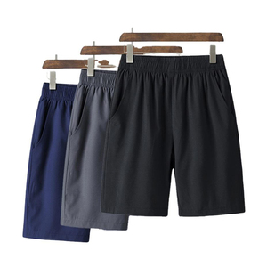 Full Simple Plain Men Shorts <b>Red</b> Solid Color Summer Casual Fashion Shorts For Men product for sale - Product Image 5