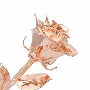 Vintage 24K Gold Rose Home Decorative Accessory New Living Room Decor with 24K Gold Rose for Wedding Parties Metal Design - Product Image 1