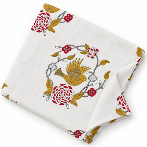 Tissu en voile de coton peigné 60S60S léger, imprimé à la main par bloc, motif floral, 90 GSM, style Rajasthan, par Pinksa Fashion - Product Image 5