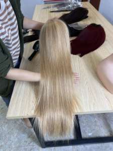 Vente chaude perruques de cheveux humains dentelle avant perruque os cheveux raides dentelle frontale pleine 360 dentelle personnalisée DHL vietnamien perruques de cheveux bruts - Product Image 2