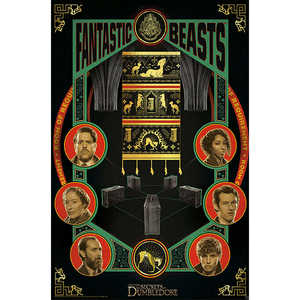 Póster de Pared de Animales Fantásticos, Hermoso Arte Decorativo - Product Image 1