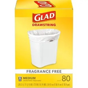ถุงขยะแบบมีเชือกผูก Glad ForceFlex Protection Series ขนาดใหญ่ สำหรับห้องครัว ความจุ 13 แกลลอน จำนวน 110 ใบ - Product Image 4