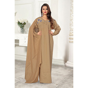 Vestido Largo Turco para Mujer Musulmana, Abaya con Adornos de Encaje, Kaftan, Kimono, Jalabiya, Ropa Africana para Chicas - Product Image 3