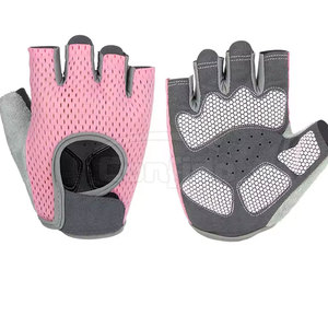 Guantes de Gimnasio de Medio Dedo, Guantes Deportivos Profesionales para Levantamiento de Pesas, con Almohadilla de Gel, Protector para Entrenamiento, Guantes de Fitness - Product Image 4