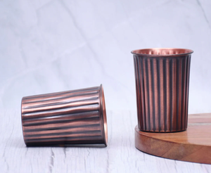 Venta caliente antiguo diseño Vintage cobre vidrio Drinkware hogar restaurante para agua leche a bajo precio - Product Image 3