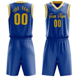 Uniformes de Baloncesto Transpirables de Secado Rápido al por Mayor, 100% Poliéster, Conjuntos de Uniformes de Equipo con Diseño Personalizado e Impresión Digital - Product Image 1
