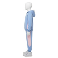 Conjunto de Chándal con Capucha para Niños OEM, 100% Algodón, Impermeable, Ligero, con Estampado Acid Wash, Ropa Urbana Personalizable, Sólido
