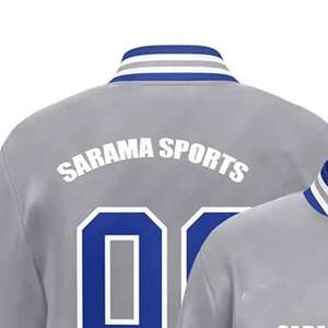 Chaquetas Varsity Blancas al por Mayor para Hombre, Chaqueta Universitaria Personalizada con Logotipo, Chaqueta de Béisbol con Letras, Chaqueta Universitaria de Sublimación para Otoño, OEM - Product Image 5