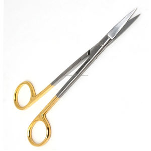 Tijeras de Disección SuperCut Iris Gum de Acero Inoxidable de 6.25 Pulgadas con Una Hoja Dentada, Duraderas, Certificadas por la CE, Herramienta Quirúrgica Dental OEM ODM - Product Image 1