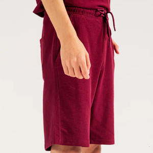 <b>Men</b> Casual <b>Shorts</b> with Pockets Mid Waist 100% Cotton terry Breathable OEM Custom Color Gym Fitness Sportswear - Product Image 3