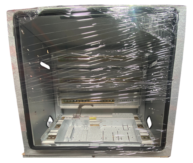 Heavy Duty Industrial Metal Cabinet Electrical Enclosure Custom Sheet Steel Housing Mounting Rails Control Systems Zinc