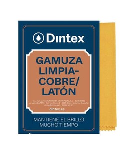 Panno in cotone scamosciato per la pulizia di rame e ottone arancioni (Dintex 36-056) - Product Image 1