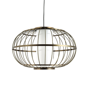 Accogliente lampada Cage-01 per illuminazione interna con tecnologia LED. Utilizzare per soggiorni hotel camere da letto ristoranti. - Product Image 1