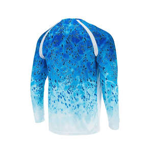 Vêtements de pêche en plein air, chemises de pêche à manches longues personnalisées pour unisexe, séchage rapide, 100% polyester, UPF 50, respirant - Product Image 2