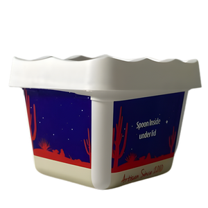 Vaso para helado de 5 oz con soporte para cuchara y tapa, impresión de logotipo y color personalizados, precio al por mayor - Product Image 5