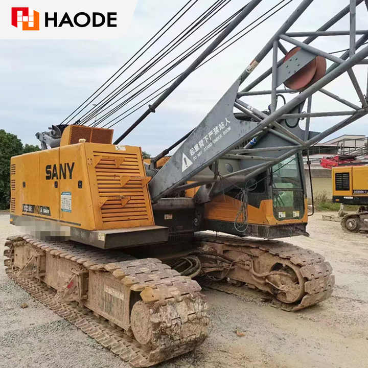 SANY SCC550A Best-Selling 55 Ton Crawler Crane Used Engineering Vehicle in Excellent Condition Top Seller Truck Cranes