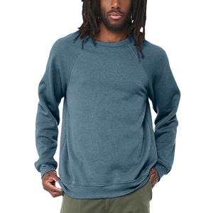 Sweat-shirt pour homme, nouvelle conception 2024, col rond, coupe classique, molleton lourd en coton 300 g/m², épaules tombantes, respirant, écologique - Product Image 1