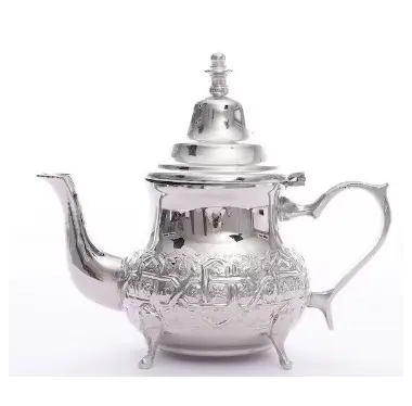 Direct Factory Supply Tea Pot Handmade Silver Teapot Made In Brass Tea Pots and Kettles from Indian Manufacturer