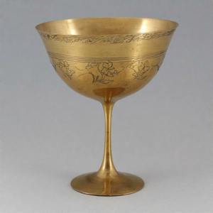 Sacra Chalice Copa de vino de comunión de latón antiguo Copa vintage hecha a mano para iglesia y ceremonias espirituales - Product Image 3