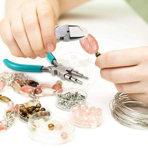 Professional Jewelry Making <b>Plier</b> <b>Set</b> Beading Tool Kit Precision Hand Tools For Wire Wrapping Jewelry Design And Repair Work - Product Image 5