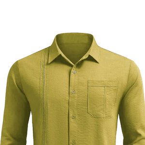¡Novedad de 2025! Conjuntos de camisa de dos piezas para hombre, conjuntos de camisa informales transpirables de diseño liso a la moda para hombre - Product Image 4