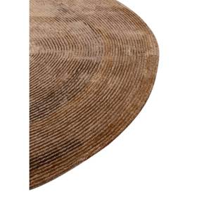 Tapis en viscose tufté à la main de style bohème Cera Gold, motif puzzle rectangulaire pour la maison, la chambre, le couloir ou le salon - TPV-1373 - Product Image 4