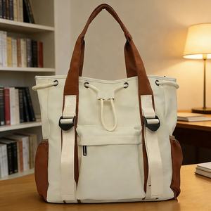 Sacs à bandoulière Oxford personnalisés, sacs de voyage imperméables, sacs fourre-tout de <span class=keywords><strong>week</strong></span>-<span class=keywords><strong>end</strong></span>, vente en gros, multi-poches, sacs de voyage à cordon pour <span class=keywords><strong>étudiant</strong></span>s - Product Image 4