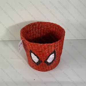 ตะกร้าเก็บผักตบชวาสำหรับเด็กหรูหราทำด้วยมือคุณภาพสูงจากเวียดนาม - Product Image 3