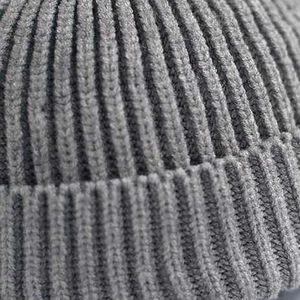 Invierno cálido tejido Casual hilo corto Hip Hop sombrero adultos hombres Beanie lana tejido Beanie gorra elástica sombreros Unisex - Product Image 6