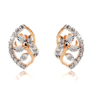 Diamond <b>Earrings</b> from India Moissanite Lab-Grown & Natural Diamond Luxury Gold Signature Tabatha <b>Studs</b> for <b>Men</b> & Women - Product Image 4