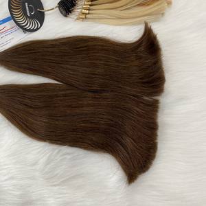 Venta al por mayor 100% Auténtico Virgen Vietnamita Remy Extensiones de Cabello Humano Brown Bone Straight Bulk Hair - Product Image 4