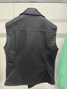 イタリアンラムナッパレザージップアップメンズジャケット防水BIKER