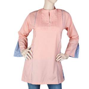Women's Western <b>Top</b> - <b>Peach</b> - Product Image 3