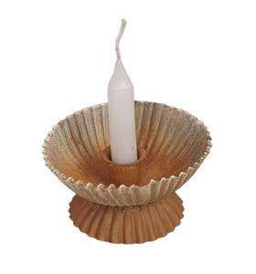 Candelero moderno en forma de flor de Navidad para fiestas de interior y uso festivo Diseño pintado y suministros de fiesta de acabado - Product Image 3