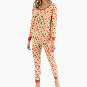 Tenues assorties pour la famille, pyjamas longs d'automne et d'hiver, col rond, pull, vêtements <span class=keywords><strong>de</strong></span> maison, approvisionnement OEM, vêtements <span class=keywords><strong>de</strong></span> détente pour <span class=keywords><strong>femmes</strong></span>, vêtements <span class=keywords><strong>de</strong></span> nuit pour <span class=keywords><strong>femmes</strong></span> - Product Image 3
