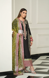 Elegante Lehenga Choli Anarkali de Chifón Bordado para Mujer, Ropa de Fiesta de Noche - Product Image 5