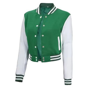 Veste universitaire unisexe décontractée personnalisée, couleurs personnalisées sur le devant, coupe-vent, à capuche, matelassée, polyester/coton de haute qualité - Product Image 4