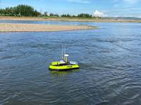 Navire d'enquête sans pilote Hi-Target Iboat S3 pour la cartographie des fonds marins sous-marins avec échosondeur