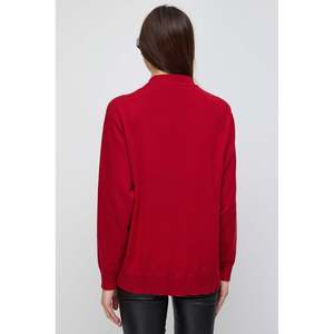 Pull décontracté oversize à col cycliste, élégant, méthode de tissage non tissé - Product Image 5