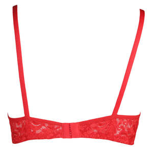 Sujetador Elegante con Rosas para Mujer - Rojo - Product Image 2