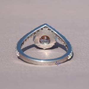 Elegante anillo de compromiso para mujer en plata de ley 925 Advanced VVS Clarity Moissanite Diamond Classic Style para boda - Product Image 3