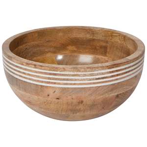 Vajilla de madera Natural respetuosa con el medio ambiente, cuenco de arroz creativo para cocina, cuencos grandes de madera de acacia y mango para sopa y ensalada - Product Image 5