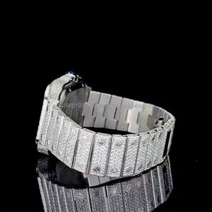 Reloj de Cuarzo para Caballero Moderno, de Acero Inoxidable y Aleación, con Diamante Moissanita, para Eventos Corporativos y Estilo Formal - Product Image 2