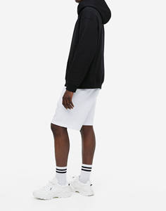 Pull-over personnalisé d'automne Offre Spéciale Broderie teinte unie Coupe ample à manches longues avec sweats à capuche zippés de style longue longueur - Product Image 2