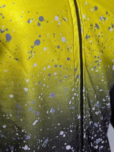 Sweat à capuche zippé intégral pour homme, style hip-hop, patchwork uni, double capuche, en molleton de coton 3D, style gothique, vente en gros - Product Image 3