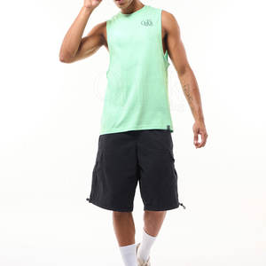 Camiseta sin mangas para hombre de talla grande al por mayor-Diseño único de punto estilo casual sostenible para adultos - Product Image 4