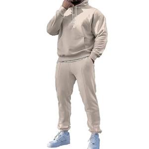 Ensemble de survêtement de qualité supérieure, tissu de qualité supérieure, 100% coton molletonné, service OEM, sweat-shirt et pantalon tendance, dernier design 2025 - Product Image 5
